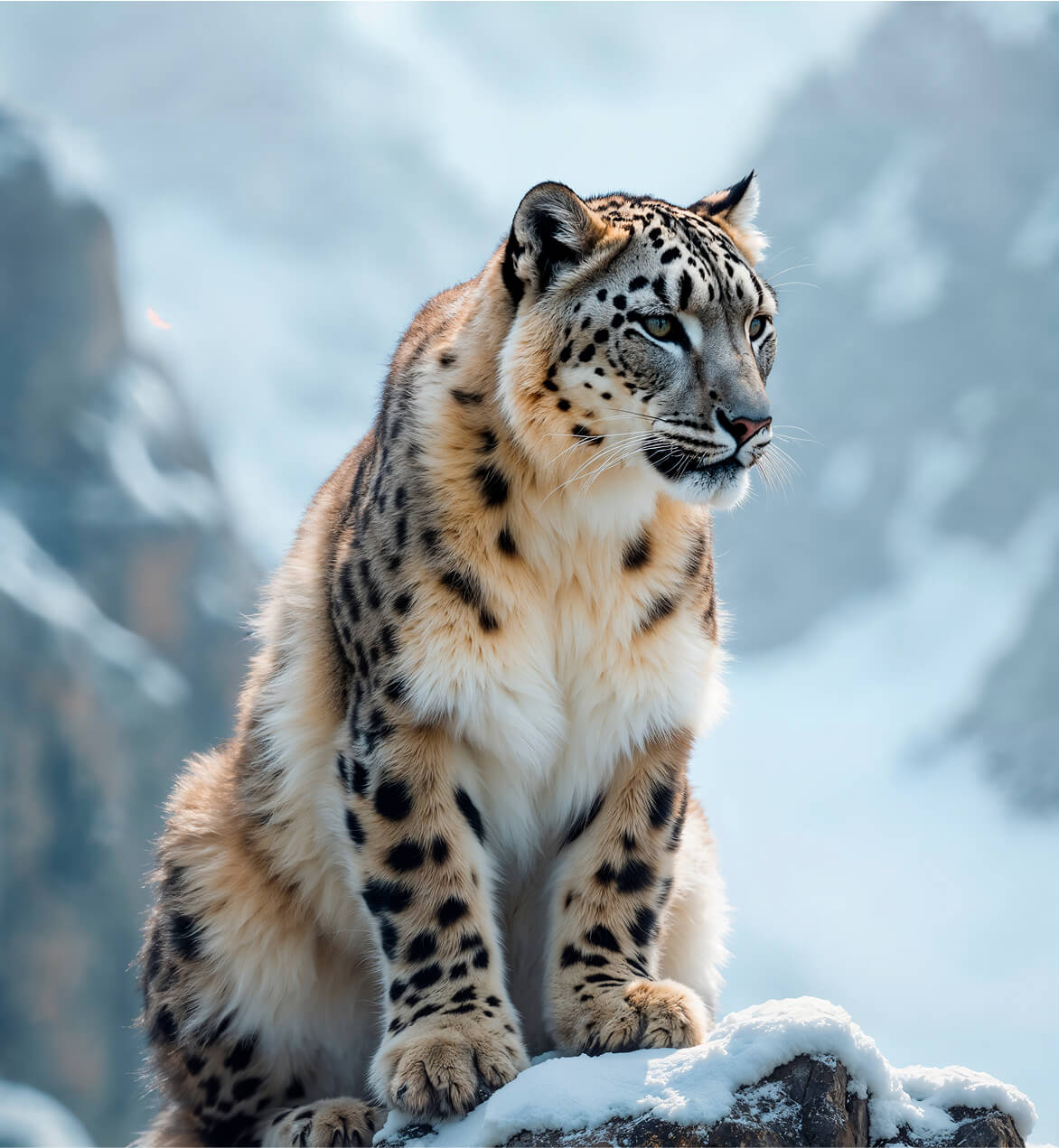 Perhaps the main pride of the national park is the snow leopard. According to the staff of the national park, 50 leopards live in the mountains