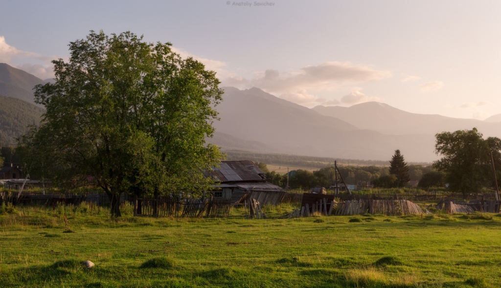 Катон-Карагай закат